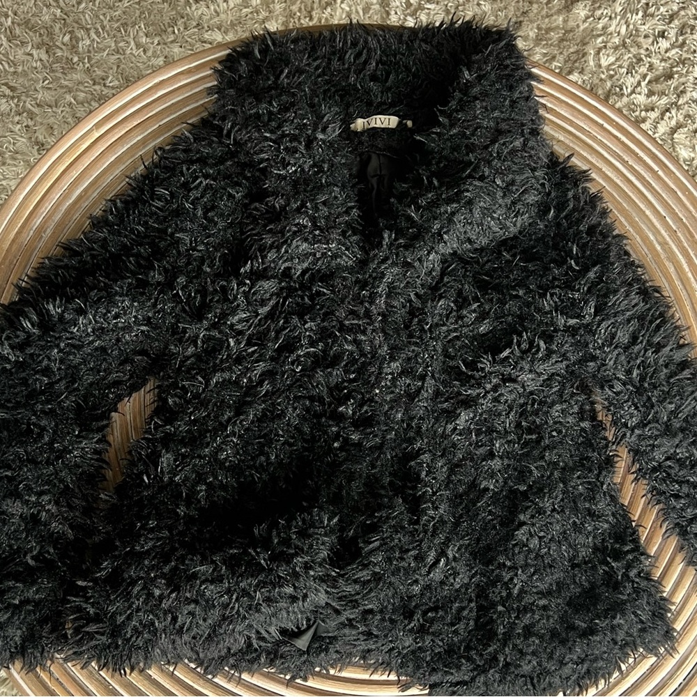 IVIVI Black Teddy Jacket